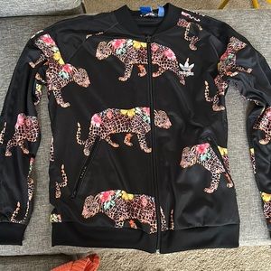 Adidas Farm Rio Leopard Track Jacket sz Large